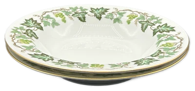 Wedgwood Santa Clara Rim Soup Bowl Ivy England Bone China VTG Set of 2 - Image 1 of 4