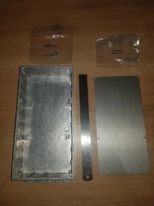 Pomona 5186 aluminium Box & cover, EMI, RFI, unpainted and unused 8 x 4 opened - Picture 1 of 6