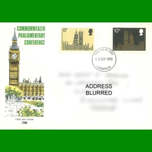 FDC 19th Commonwealth Parliamentary Conference First Day Cover Stamps, 12.9.1973 - Picture 1 of 1