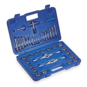 WESTWARD 1PZ36 Tap/Die Set,39 Pieces 1PZ36 - Picture 1 of 1