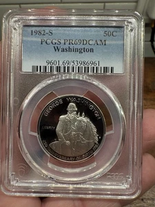 1982-S 50c Silver Washington Half-dollar PR69 DCAM PCGS - Picture 1 of 4
