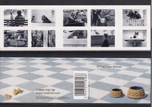 GB 2001 Cats and Dogs Self-Adhesive Booklet - Picture 1 of 1