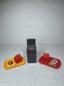 Paquete de juguetes Happy Meal de Lil McDonalds 3 piezas en total.  Sin cajas - Imagen 1 de 4
