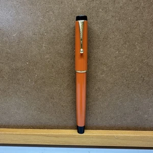 Parker großer roter Kugelschreiber Vintage 70er Jahre - Goldrand chinesisch rot Nalaco 6-402 - Bild 1 von 8