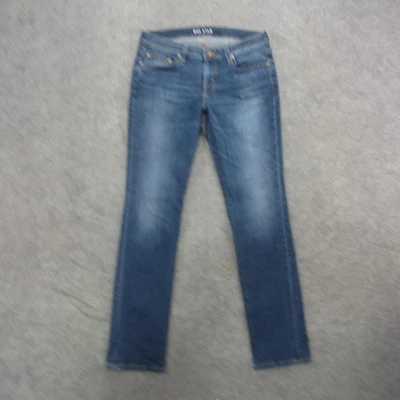 Jeans feminino Big Star 28R azul skinny stretch lavagem média 5 bolsos zíper mosca - Imagem 1 de 4