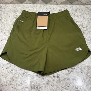 The North Face Class V Pathfinder Pull-On Shorts Forest Olive Green Womens XS - Picture 1 of 5