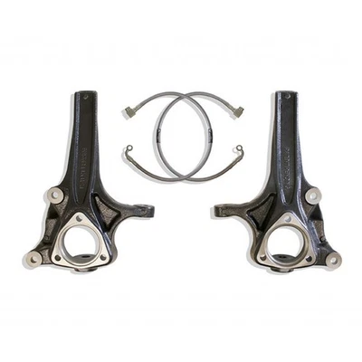 MaxTrac Lift Spindles For Ram 1500 2019-2022 | Front | 4in | 2WD | Brake Lines - Image 1 of 2