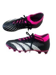 Adidas Youth Predator Accuracy .1 FG Soccer Cleats Black Pink GW4614 Size5.5 - Picture 1 of 5