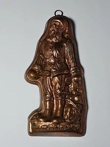Weihnachtsmann mit Sack Schweizer Kupferform Bigra wie Geburt - Gramm Made in Switzerland  - Bild 1 von 5