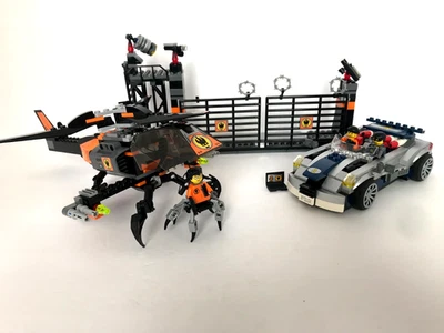 Lego Agents 8634 Turbocar Chase with Box Manuals Minifigs with 1 Brick Missing - Image 1 of 4