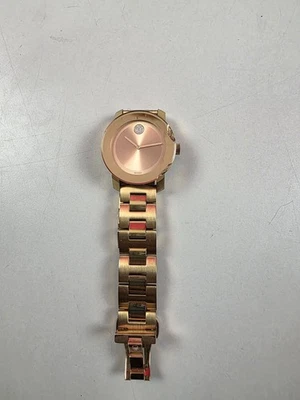 Женские кварцевые часы Movado смелые розовое золото нержавеющая сталь 36 мм - Изображение 1 из 4
