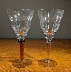 Andoas By Sasaki Handcrafted Wine Glasses Japanese Crystal Goblets Bar Wear - Picture 1 of 6