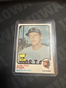 1973 TOPPS CARLTON FISK ROOKIE CUP BASEBALL CARD - Bild 1 von 4
