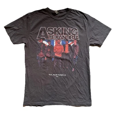 Camiseta De Colección Y2K Asking Alexandria Rock Band Emo Punk Adulto Talla Grande Foto 1 de 4