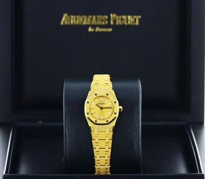 Audemars Piguet Royal Oak Mini Esmerilado Damas Oro Amarillo 67630BA.GG.1312BA.01 Foto 1 de 4