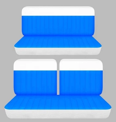 Fundas de asiento de algodón para banco delantero y trasero para Chevy Bel Air 1950 a 1970 4 puertas Foto 1 de 4