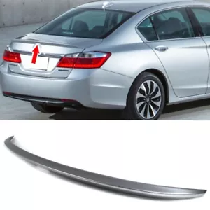 Painted Color Fit For Honda Accord 9th 4DR Sedan Rear Trunk Spoiler 2013-2017 - Picture 1 of 11