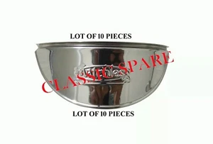 Matchless Engraved 7" Headlight Peak Stainless Steel Shade For 7" Inch Lamp - Picture 1 of 2