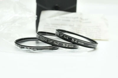 Kalt 52mm Close Up Lens Set Of 3 No 1, No2 And No4 With Case for Nikon Canon  - Image 1 of 3
