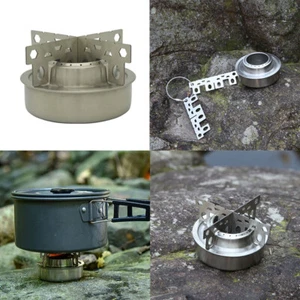 US 1-2 Pack Alcohol Stove Backpacking Portable Camping Cooking Stand - Picture 1 of 21