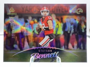 2023 Panini Luminance STETSON BENNETT ROOKIE PURPLE SP #/75 LOS ANGELES RAMS RC - Picture 1 of 2