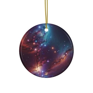 Nebel Keramik Ornament - 2-seitiger Druck - Bild 1 von 3