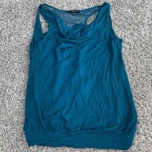 Express Gr. XS Racerback Tanktop Pailletten Bling türkis blau Damen - Bild 1 von 3