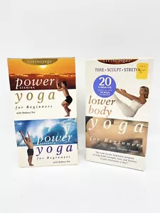 Power Yoga VHS Tapes Lot Sealed Physical Fitness Workout Rodney Yee Beginner - Picture 1 of 6