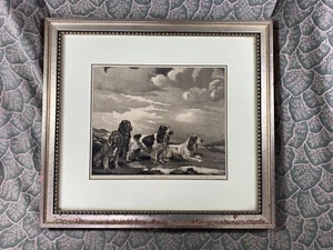 Reuben Ward Binks The Merry Cocker Spaniel signierter Radierung Druck 1937 - Bild 1 von 4