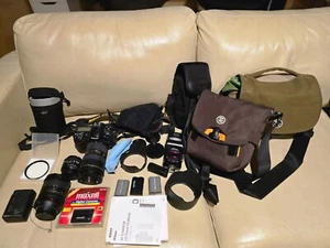 nikon d300 camera with 18-200mm, 24-70mm, 50mm - Picture 1 of 5