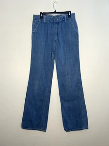 Vintage 70s Faded Glory Flared Denim Jeans 33x32 - Picture 1 of 7