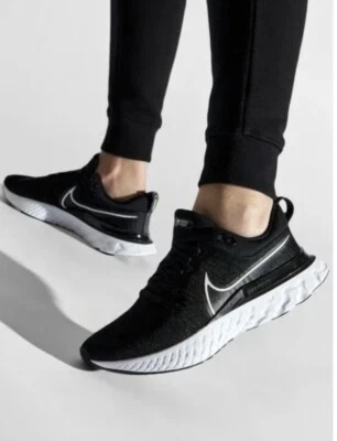 Nike React Infinity Run FK 2 Mens Size US 9 Black Running Comfort Shoes New✅ - Image 1 of 4
