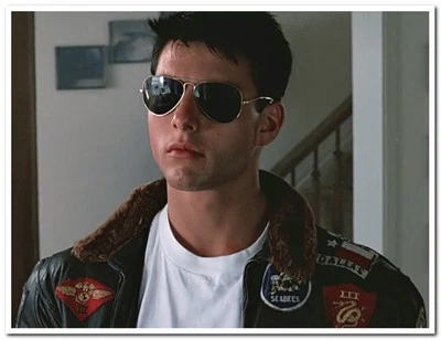 Dark Smoke Lens Top Gun Maverick Gunmetal Frame Aviator Sunglasses Aviators - Image 1 of 4