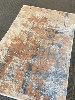 Modern Spectacular Hand Made Area Rug Gabbeh  3’ X 5’ New Abstract Fine A+ - Image 1 of 4