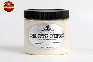 SHEA BUTTER UNREFINED IVORY ORGANIC RAW COLD PRESSED GRADE A GHANA 48 OZ, 3 LB - Picture 1 of 12