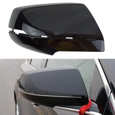 Tapa de cubierta de espejo retrovisor lateral derecho negro para Cadillac XTS 2013-18 Foto 1 de 4