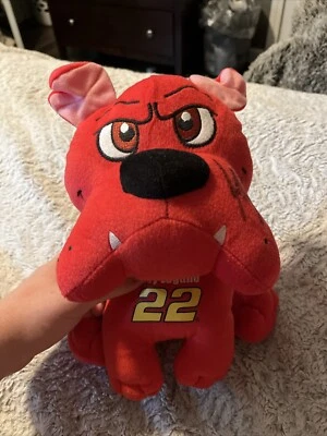 Peluche Bulldog Joey Logano firmado Foto 1 de 4