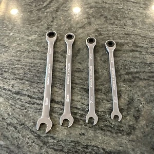 Snap On soxrm704a 4 pc non reversible flank drive plus ratcheting wrench set 6-9 - Picture 1 of 4