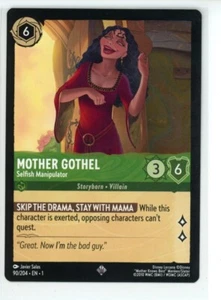 MOTHER GOTHEL Selfish Manipulator 90/204 Disney Lorcana TCG non-holo - Picture 1 of 2