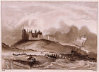 1841 George W Cumming aquarelle originale « Mont St Michael » encadrée SIGNÉE COA