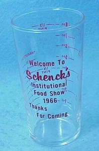 Measuring Glass - Schencks Food Service 1966 - Winchester, VA, - MG12a - Picture 1 of 1