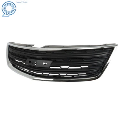 Front Bumper Upper Grille For 2013-17 Chevrolet Traverse w/Chrome Molding Foto 1 de 4