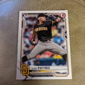 2021 Bowman Paper Baseball #44 Luis Patino RC (Padres) - Picture 1 of 2