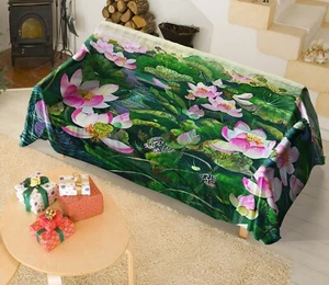 3D Lotus-Kunst H6005 Sofabezug Hochelastisch Lounge Schonbezug Schonbezug Couch - Bild 1 von 5