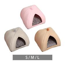 Cat Soft Warm House Dog Tent Calming Hut Cozy Kitty Sleeping Cave Pet Bed