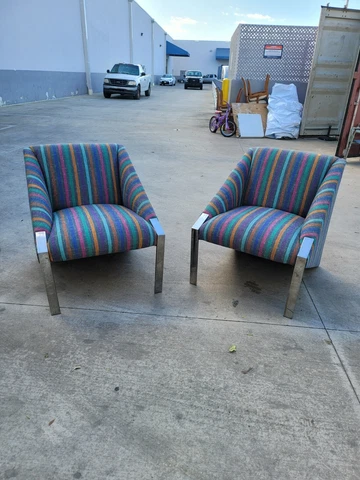 CHIC 1970'S ANDREE PUTNAM LOUNGE CHAIRS Cover