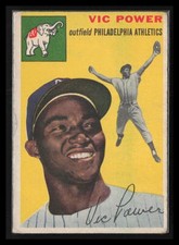 Vic Power 1954 Topps #52  Philadelphia Athletics Rookie