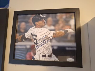 Gleyber Torres Signed 8x10 Framed Photo Autographed Tigers Yankees JSA COA - Image 1 of 3