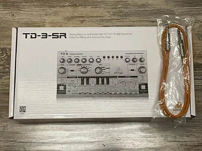 Behringer TD-3-SR Analog Bass Line Synthesizer Synth w/ 16-Step Black Ready 2 Go - Image 1 of 4