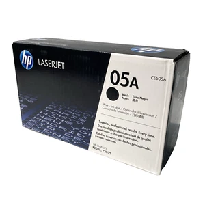 Genuine OEM HP 05A Black LaserJet Print Cartridge DATE 2016/02/01 New Sealed Box - Photo 1/6